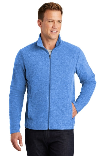 Port Authority - Heather Microfleece Full-Zip Jacket. F235