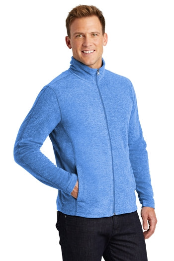 Port Authority - Heather Microfleece Full-Zip Jacket. F235