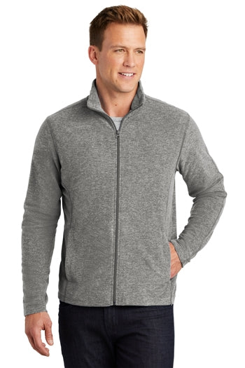 Port Authority - Heather Microfleece Full-Zip Jacket. F235