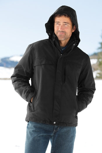 Port Authority - Herringbone 3-in-1 Parka. J302