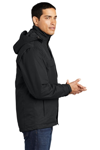 Port Authority - Herringbone 3-in-1 Parka. J302