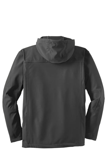 Port Authority - Textured Hooded Soft Shell Jacket. J706