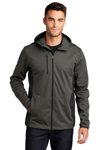 Port Authority - Active Hooded Soft Shell Jacket. J719