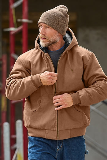 CornerStone - Duck Cloth Hooded Work Jacket. J763H