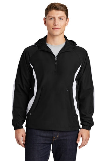 Sport-Tek - Colorblock Raglan Anorak. JST63