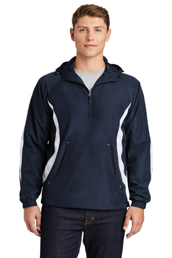 Sport-Tek - Colorblock Raglan Anorak. JST63