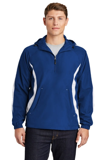 Sport-Tek - Colorblock Raglan Anorak. JST63