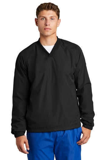Sport-Tek - V-Neck Raglan Wind Shirt. JST72