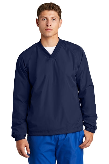 Sport-Tek - V-Neck Raglan Wind Shirt. JST72