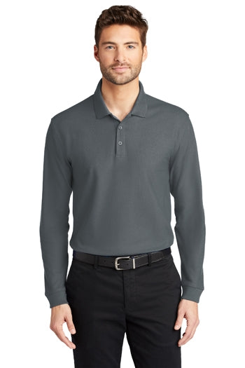 Port Authority -  Long Sleeve Core Classic Pique Polo. K100LS