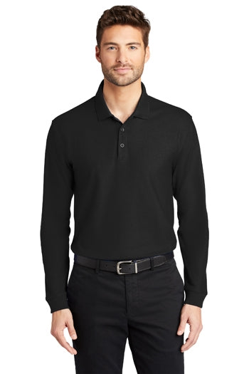 Port Authority -  Long Sleeve Core Classic Pique Polo. K100LS