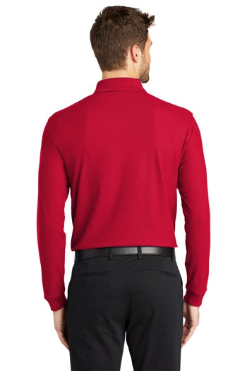 Port Authority -  Long Sleeve Core Classic Pique Polo. K100LS