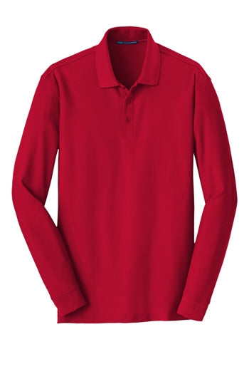Port Authority -  Long Sleeve Core Classic Pique Polo. K100LS