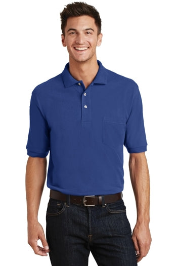 Port Authority - Pique Knit Polo with Pocket. K420P