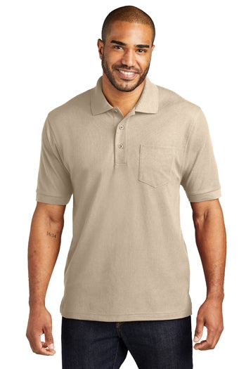 Port Authority - Silk Touch™ Polo with Pocket. K500P