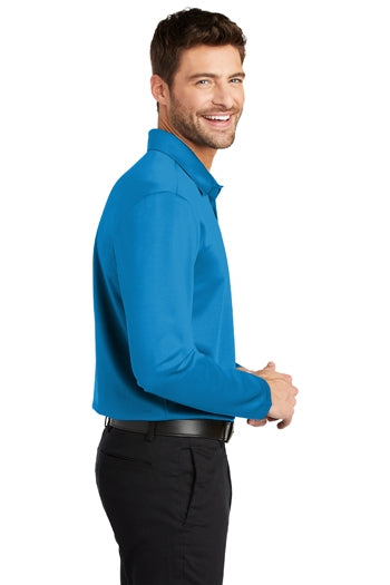 Port Authority - Silk Touch™ Performance Long Sleeve Polo. K540LS