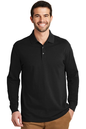 Port Authority - EZCotton™ Long Sleeve Polo. K8000LS