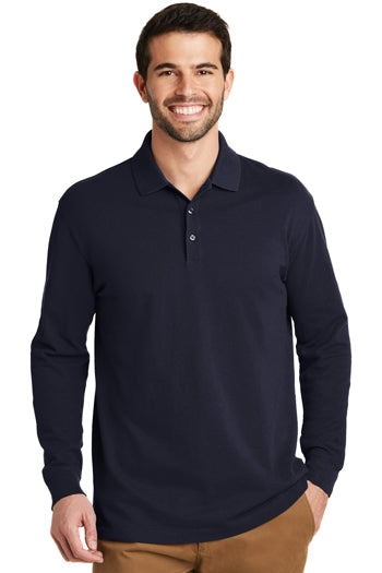 Port Authority - EZCotton™ Long Sleeve Polo. K8000LS