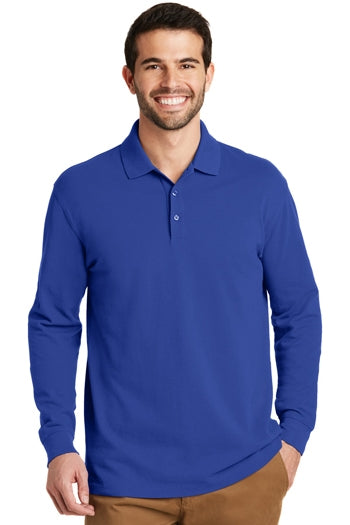 Port Authority - EZCotton™ Long Sleeve Polo. K8000LS
