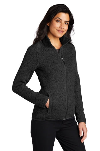 Port Authority - Ladies Sweater Fleece Jacket. L232