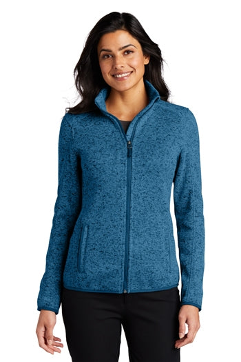 Port Authority - Ladies Sweater Fleece Jacket. L232