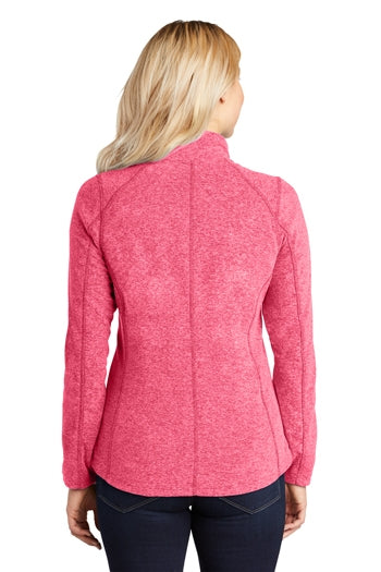 Port Authority - Ladies Heather Microfleece Full-Zip Jacket. L235