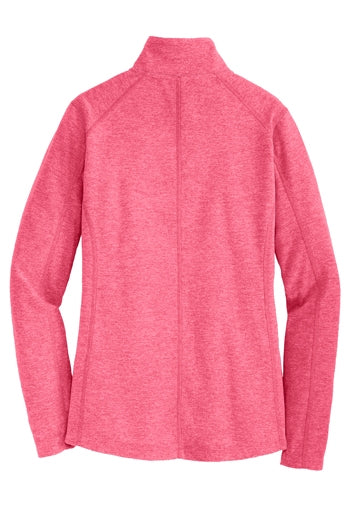 Port Authority - Ladies Heather Microfleece Full-Zip Jacket. L235