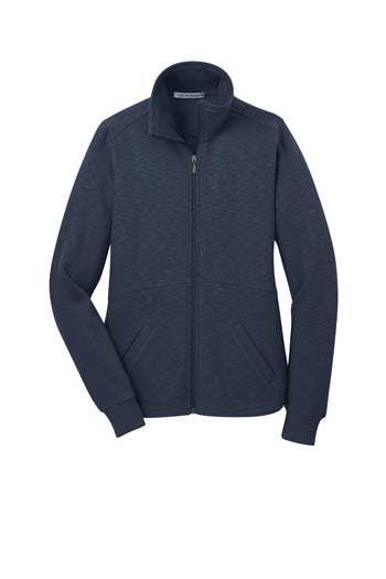 Port Authority® Ladies Slub Fleece Full-Zip Jacket. L293