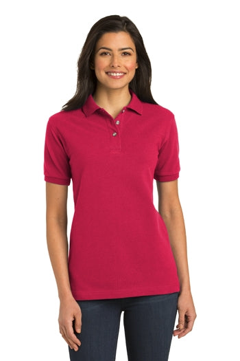 Port Authority - Ladies Pique Knit Polo. L420