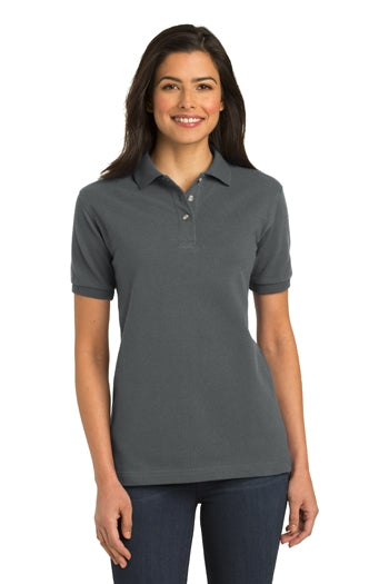 Port Authority - Ladies Pique Knit Polo. L420