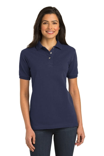 Port Authority - Ladies Pique Knit Polo. L420