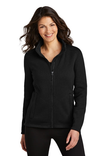 Port Authority - Women's Arc Sweater Fleece Jacket. L428