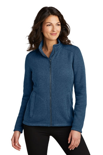 Port Authority - Women's Arc Sweater Fleece Jacket. L428