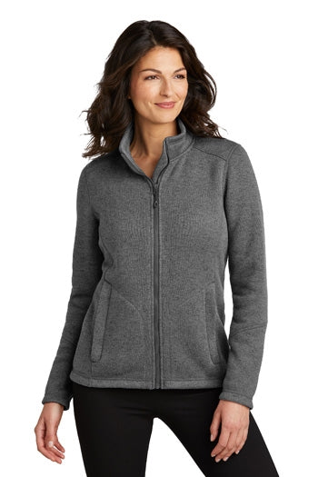 Port Authority - Women's Arc Sweater Fleece Jacket. L428