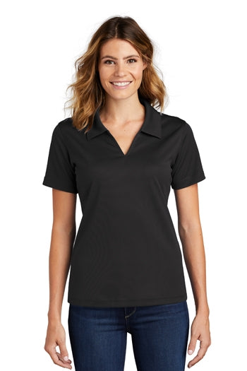 Sport-Tek - Ladies Dri-Mesh V-Neck Polo. L469