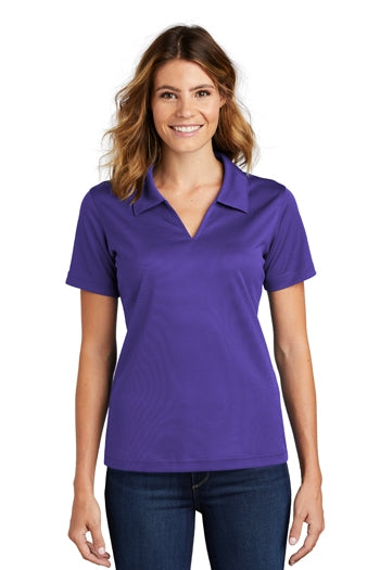 Sport-Tek - Ladies Dri-Mesh V-Neck Polo. L469