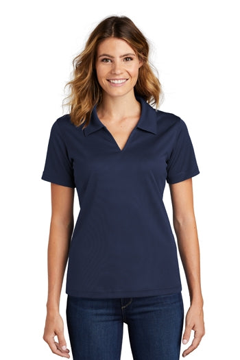 Sport-Tek - Ladies Dri-Mesh V-Neck Polo. L469