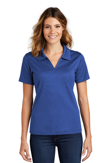 Sport-Tek - Ladies Dri-Mesh V-Neck Polo. L469