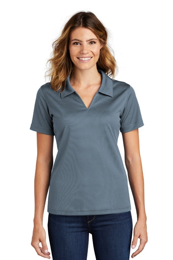 Sport-Tek - Ladies Dri-Mesh V-Neck Polo. L469
