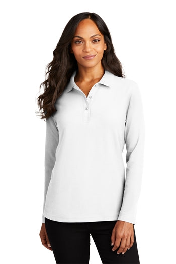 Port Authority - Ladies Long Sleeve Silk Touch™ Polo. L500LS