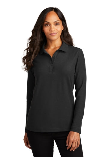 Port Authority - Ladies Long Sleeve Silk Touch™ Polo. L500LS