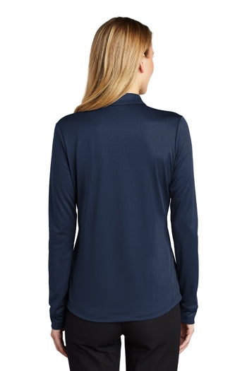 Port Authority - Ladies Silk Touch™ Performance Long Sleeve Polo. L540LS