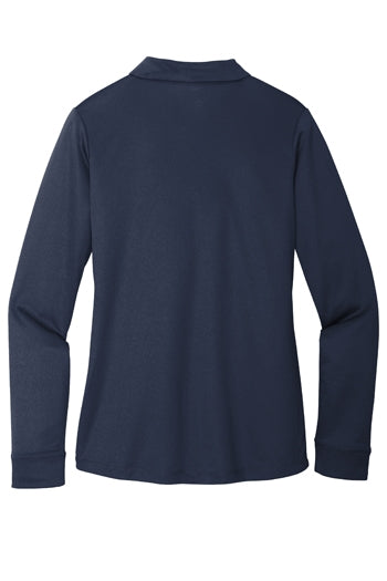 Port Authority - Ladies Silk Touch™ Performance Long Sleeve Polo. L540LS