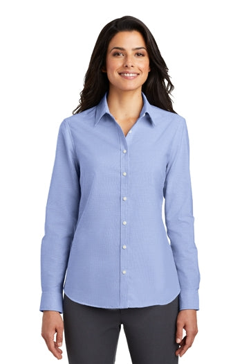 Port Authority - Ladies SuperPro™ Oxford Shirt. L658
