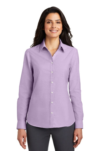 Port Authority - Ladies SuperPro™ Oxford Shirt. L658