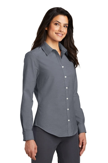 Port Authority - Ladies SuperPro™ Oxford Shirt. L658
