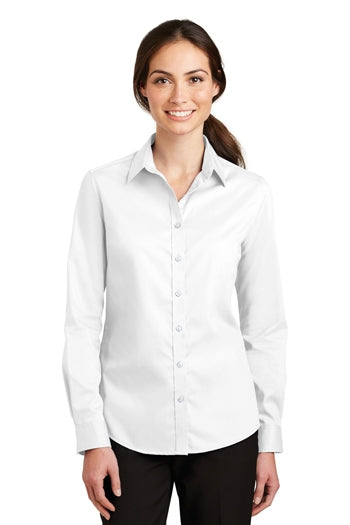Port Authority - Ladies SuperPro™ Twill Shirt. L663