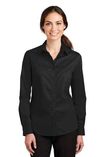Port Authority - Ladies SuperPro™ Twill Shirt. L663