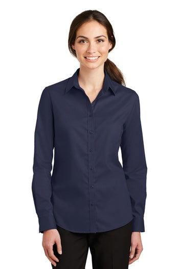 Port Authority - Ladies SuperPro™ Twill Shirt. L663