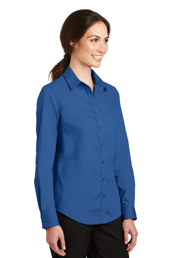 Port Authority - Ladies SuperPro™ Twill Shirt. L663